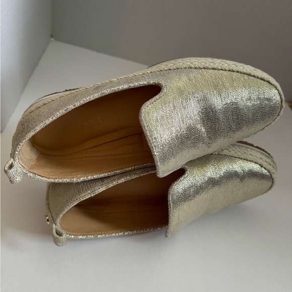 Alex Marie Raanata 6.5 Espadrille Slip-Ons Taupe Soft Gold - Picture 2 of 5